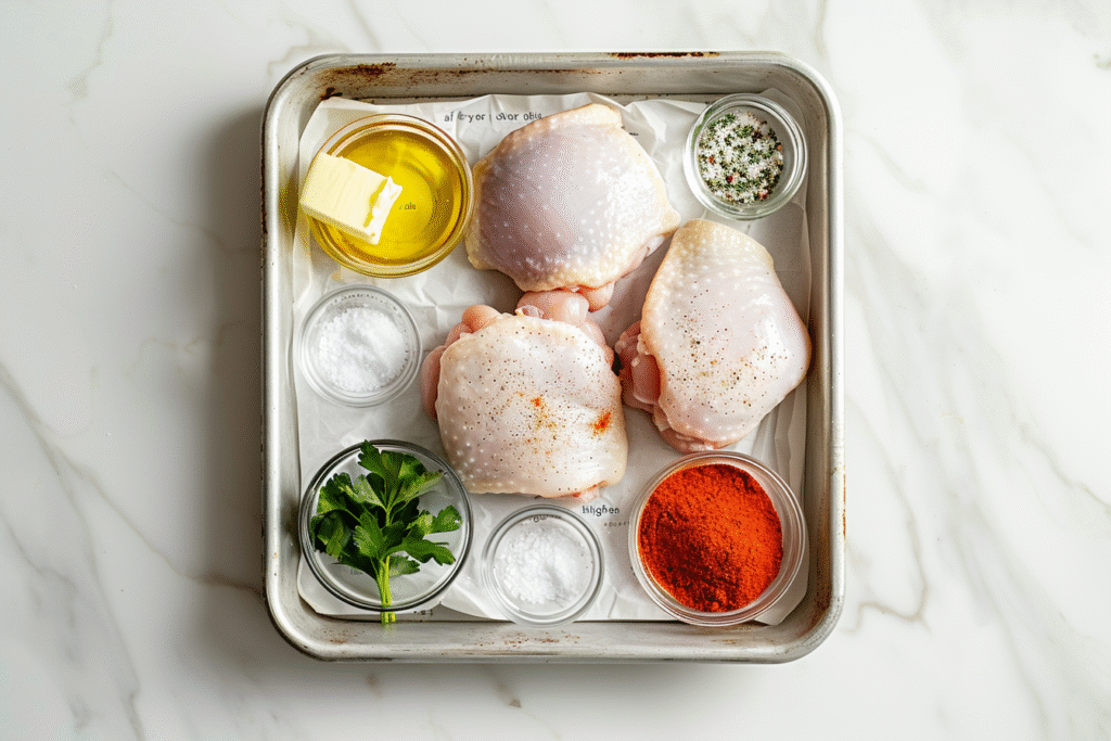 Chicken Thighs In Air Fryer ingredients